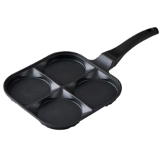 LocknLock 樂扣樂扣 Jumbo四格煎蛋鍋 IH爐適用, 1個, 21cm