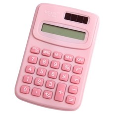 루네타 휴대용 계산기, 핑크, 1개