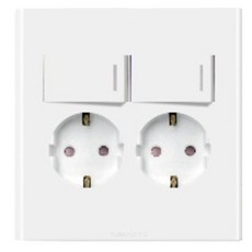 winners Winner 2孔開關附插座, 1個