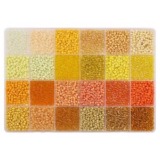 Market Ring 各式精美串珠工藝 3mm 套組, 1個, 黃色