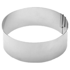 de Buyer 畢耶 不銹鋼可伸縮加高慕斯圈, 1個