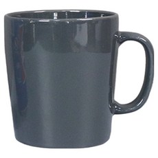 해피정 코리아 페블 머그컵 350ml, 다크그레이, 1개
