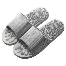 通勤倉庫 指壓拖鞋 250~255mm, 1個, 灰色