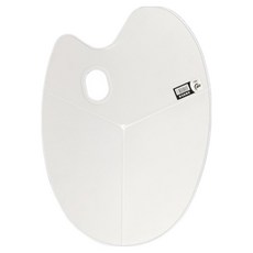 리와일딩 전문 수채화 팔레트 무테 타원 285 x 390 mm, 1개, 3칸