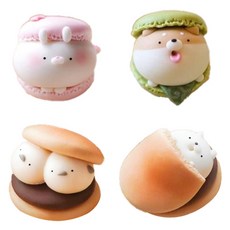 Lucy Market 馬卡龍甜點 DIY 材料混合包, 4個