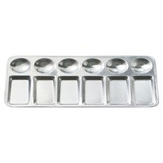 Rewilding 鋁製水彩調色盤 方形12格 230 x 110 mm LTSP-2005, 1個, 12格