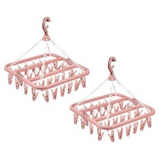 Masyatu 32夾大容量衣架, 2個, 粉紅色