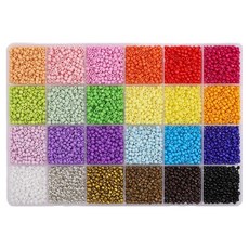 Market Ring 各式精美串珠工藝 3mm 套組, 1套, 混色2