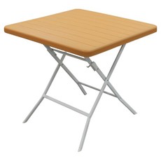 로티캠프 아웃도어 브로몰딩 접이식 테이블, 카멜 브라운