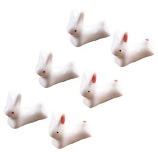 High1 Pick 兔子筷架 2件組, 白色, 3套