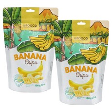 라푸코 바나나칩스, 100g, 2개