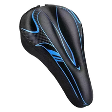 루미온 자전거 편한 3D 안장 커버, 블루, 1개