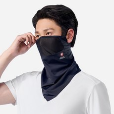 MONCROSS SWITZERLAND 登山涼感網狀運動口罩, 2個, 黑色