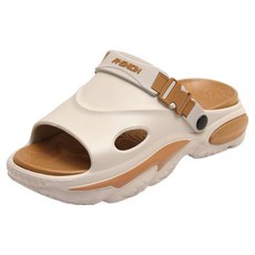 男士EVA休閒拖鞋涼鞋 BKCA5830-1, 棕色, 280