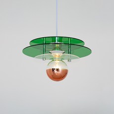 hit LIGHTING Raven 1燈 吊燈 D31369, 綠色