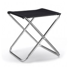AHOYE 輕便折疊露營椅/折疊板凳/釣魚椅/折疊椅/摺疊凳子, 黑色, 1個