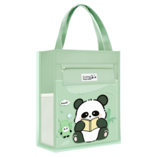 하태스몰 간편한 편리한 파일가방 8013, 그린팬더, 1개