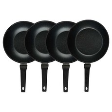퀸센스 디너 후라이팬 4종 세트 4개, 브라운, 궁중팬 24cm(3p) + 궁중팬 28cm, 1세트