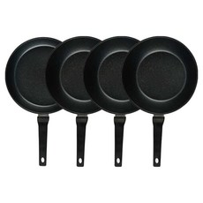 퀸센스 디너 후라이팬 4종 세트 4개, 브라운, 후라이팬 28cm + 궁중팬 28cm(3p), 1세트