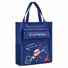 하태스몰 간편한 편리한 파일가방 8001-4, 네이비, 1개