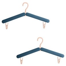 Joo's shop 可折疊移動衣架, 藍色, 2個