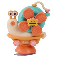 Kes.B 堅固手部感官發展玩具, 1個, 橘色蝸牛