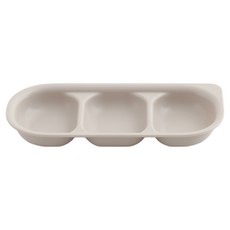 TACKAON 幼兒方形ECOZEN分隔餐盤, 1個, 沙色