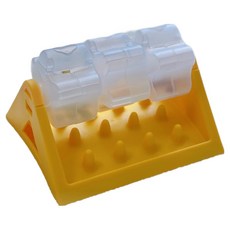 MAAH 狗狗3層滾輪零食彈出嗅聞玩具, 黃色, 1個