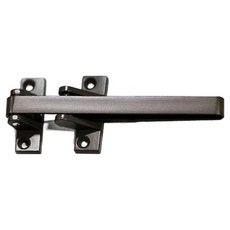 리빙이프 현관방범용 보조 안전고리 다크그레이, 1개