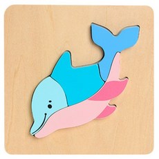 Kes.B TUNTUN 堅固大塊拼圖 鯨魚, 1個