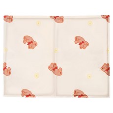 올치 반려동물 방수 아이스젤 베어 쿨매트 MT6842, 아이보리, 1개