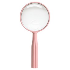 Ollike 繽紛色彩便利放大鏡 粉紅色, 1個