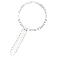 All Like矽膠手把放大鏡 白色, 1個