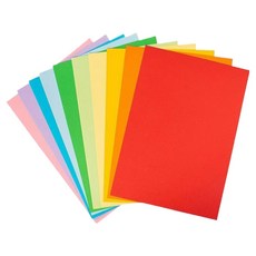 픽딜 다용도 색종이 A4 210 x 297 mm 10종 x 10p 세트 80g, 1세트, 10색