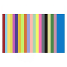 Pickdeal 簡潔色紙 20色 x 5張 套組 70g, 1套