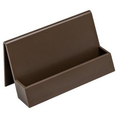 브랜디온 선물용 명함꽂이 브라운, 1개, 1단