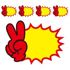 騷動姐妹 POP 展示卡 XD-028, 無圖案, 5個