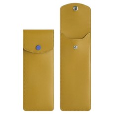 제이앤케이 PU가죽 다양한 컬러의 각종펜 수납케이스, OLIVE, 2개