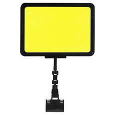 Nalli Sisters 活動 賣場 促銷 展示卡 框架 黑色 A5 + 紙張 黃色 套組, 1套, 素面