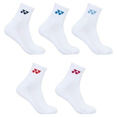 YONEX 長筒襪5雙套組, ONE COLOR, 1套