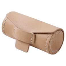 Lumion 奢華人造皮革印章盒, 米色