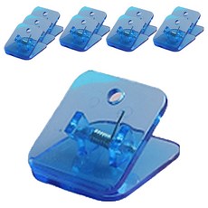 Pick Deal 漂亮的壓克力夾 透明藍色, 10個