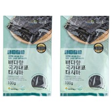 완도건강해 완도산 건다시마, 100g, 2개