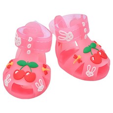 올치 강아지 깡총체리 미끄럼방지 아큐아 슈즈 SH16789, 핑크, 2개