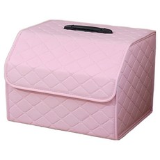 CRONICLE Nilla 車用後車廂收納箱 折疊式縫隙收納整理箱 基本款, 粉紅色