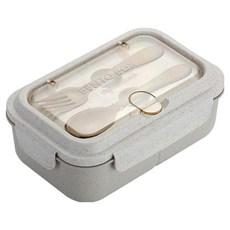 라움앤홈 전자레인지용 직장인 1단 도시락통, 오트밀, 1개