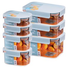 LocknLock 樂扣樂扣 Bisfree Modular Plus 7件組, 1套, 密封容器 7件