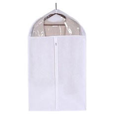 Masato 五色厚衣立體式衣物防塵套 白色, 1個, 1入
