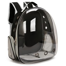 Allincell 寵物時尚外出提籠, 黑色, 1個