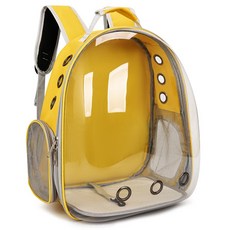 Allincell 寵物時尚外出提籠, 黃色, 1個